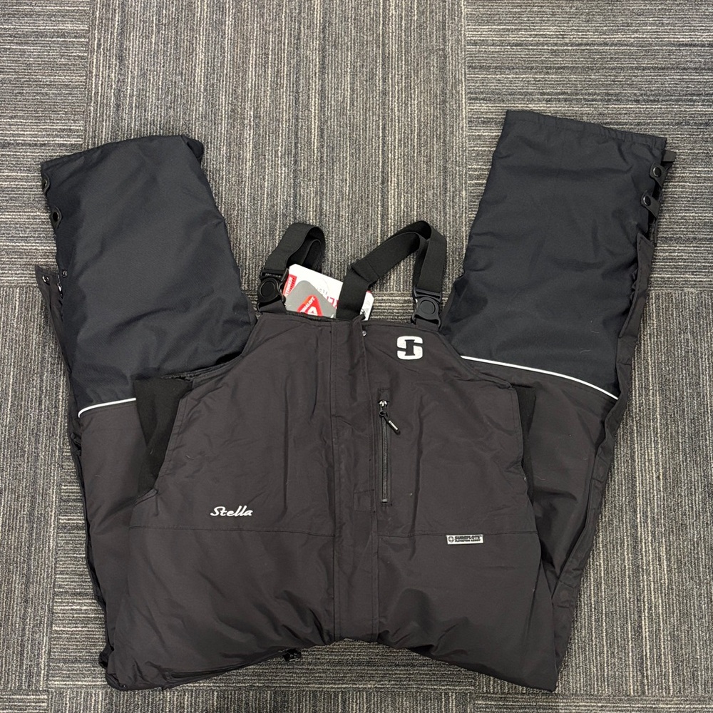 Women's Striker ICE Stella Bibs w/Sureflote (Black) - Size 4XL